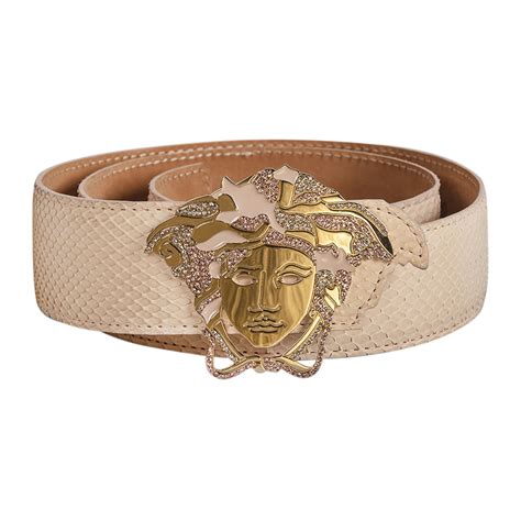 versace medusa belt women's.